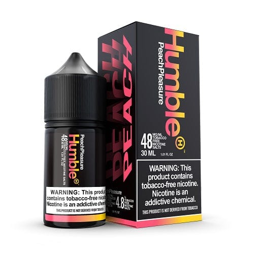 Humble Juice Co Juice 48MG Peach Pleasure 30ml TF Nic Salt Vape Juice - Humble Juice Co.