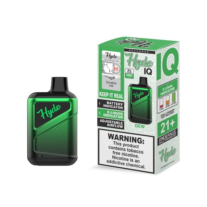 Hyde Disposable Vape Dew Hyde IQ Recharge Disposable Vape (5%, 5000 Puffs)