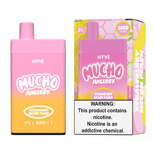 HYVE Disposable Vape Strawberry Melon Peach HYVE x Mucho Juicebox Disposable Vape (5%, 5000 Puffs)