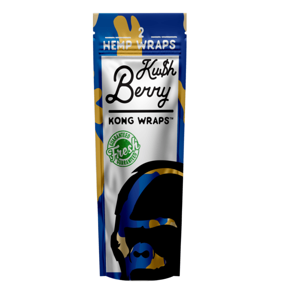 Kong Wraps Alternatives Ku$h Berry Kong Wraps All-Natural Hemp Wraps (2x Pack)