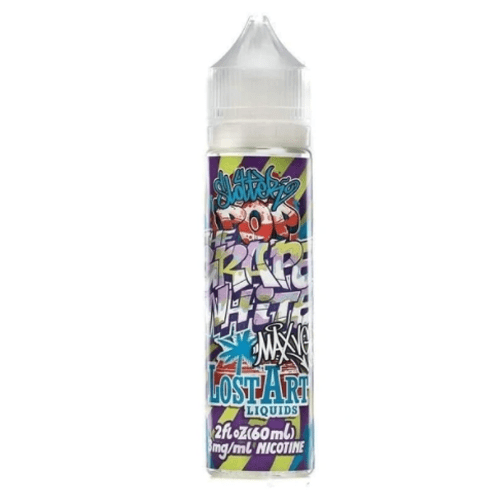 Lost Art Juice Slotter Pop The Grape White MAX VG 60ml Vape Juice - Lost Art