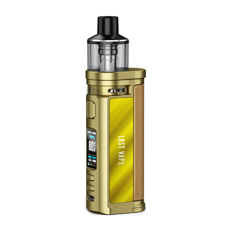 Lost Vape Pod System Shiny Gold - Eternal Glory Lost Vape Centaurus Q80 Pod Mod Kit