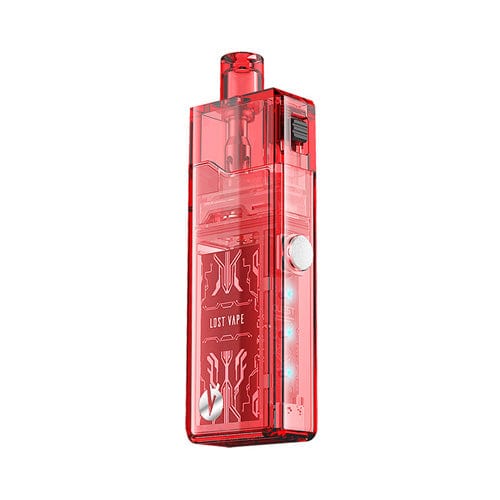 Lost Vape Pod System Red Clear Lost Vape Orion Art 18W Pod Kit