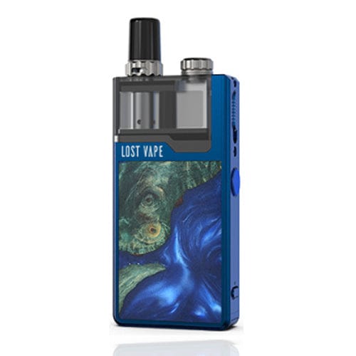 Lost Vape Pod System Blue Stabwood Lost Vape Orion Plus DNA Pod Device Kit