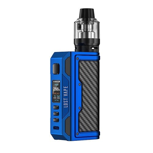 Lost Vape Kits Matte Blue/Carbon Fiber Lost Vape Thelema Quest 200W Mod Kit