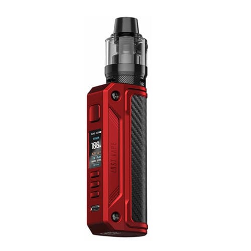 Lost Vape Kits Matte Red/Carbon Fiber Lost Vape Thelema Solo 100W Kit