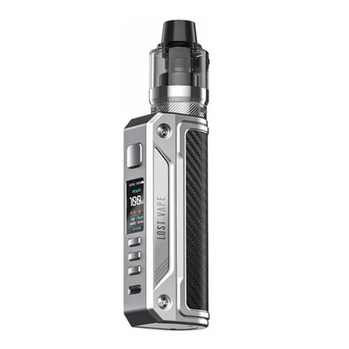 Lost Vape Kits SS/Carbon Fiber Lost Vape Thelema Solo 100W Kit