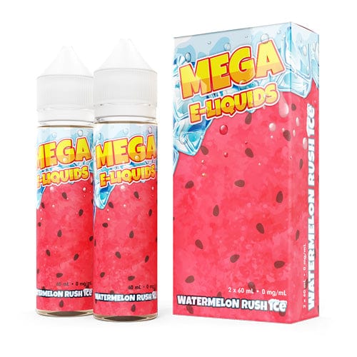 Mega E-Liquids Juice Mega E-Liquids Watermelon Rush Ice 120ml Vape Juice