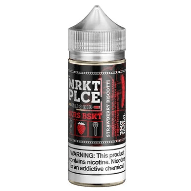 MRKT PLCE Juice MRKT PLCE Strawberry Biscotti 100ml Vape Juice