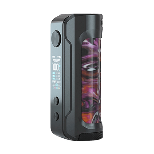 OBS Mods Gunmetal Puzzle Purple OBS Engine 100W Box Mod