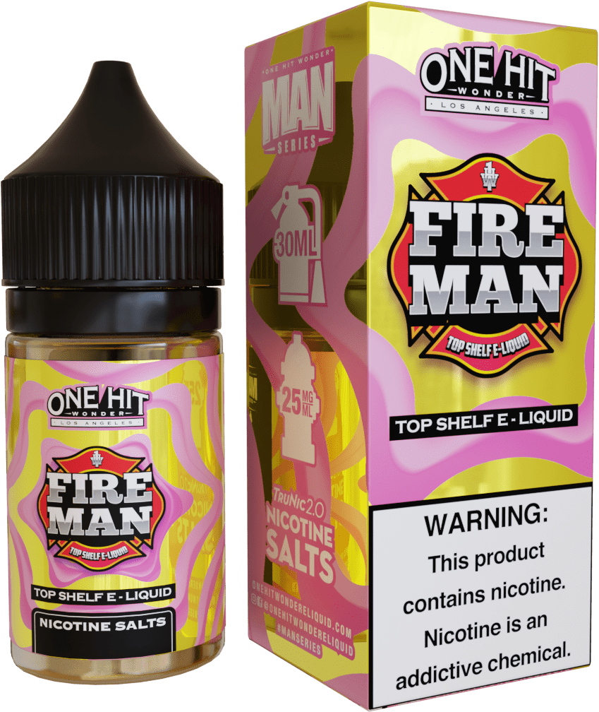 One Hit Wonder Juice 25MG One Hit Wonder Fire Man 30ml Nic Salt Vape Juice