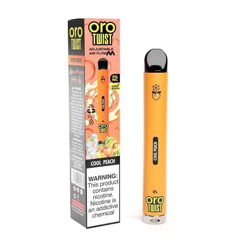 ORO Disposable Vape Cool Peach ORO Twist Flow Disposable Vape