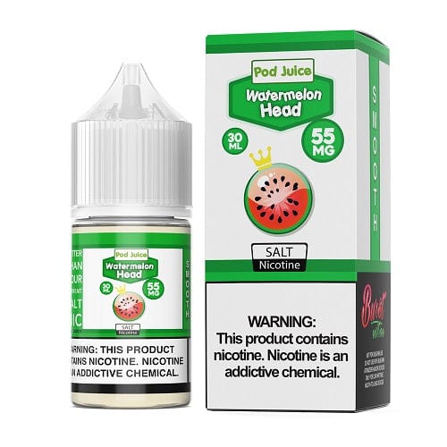 Pod Juice Juice Pod Juice Watermelon Head 30ml Nic Salt Vape Juice