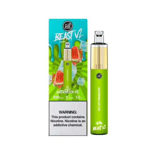 Puff Labs Disposable Vape Watermelon Ice Puff Beast Bar V2 Disposable Vape