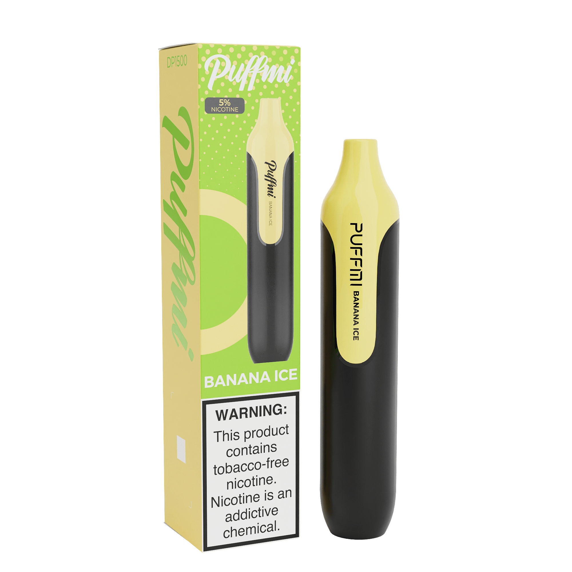 Puffmi Disposable Vape Banana Ice Puffmi 1500 Disposable Vape