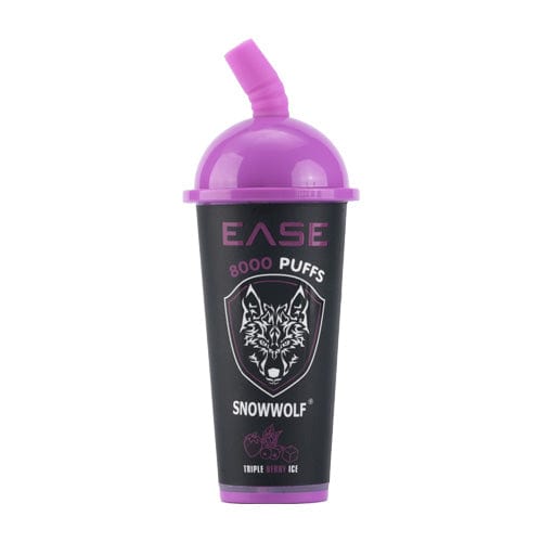 Eightvape Disposable Vape Triple Berry Ice Snowwolf Ease 8000 Disposable Vape (50mg, 8000 Puffs)