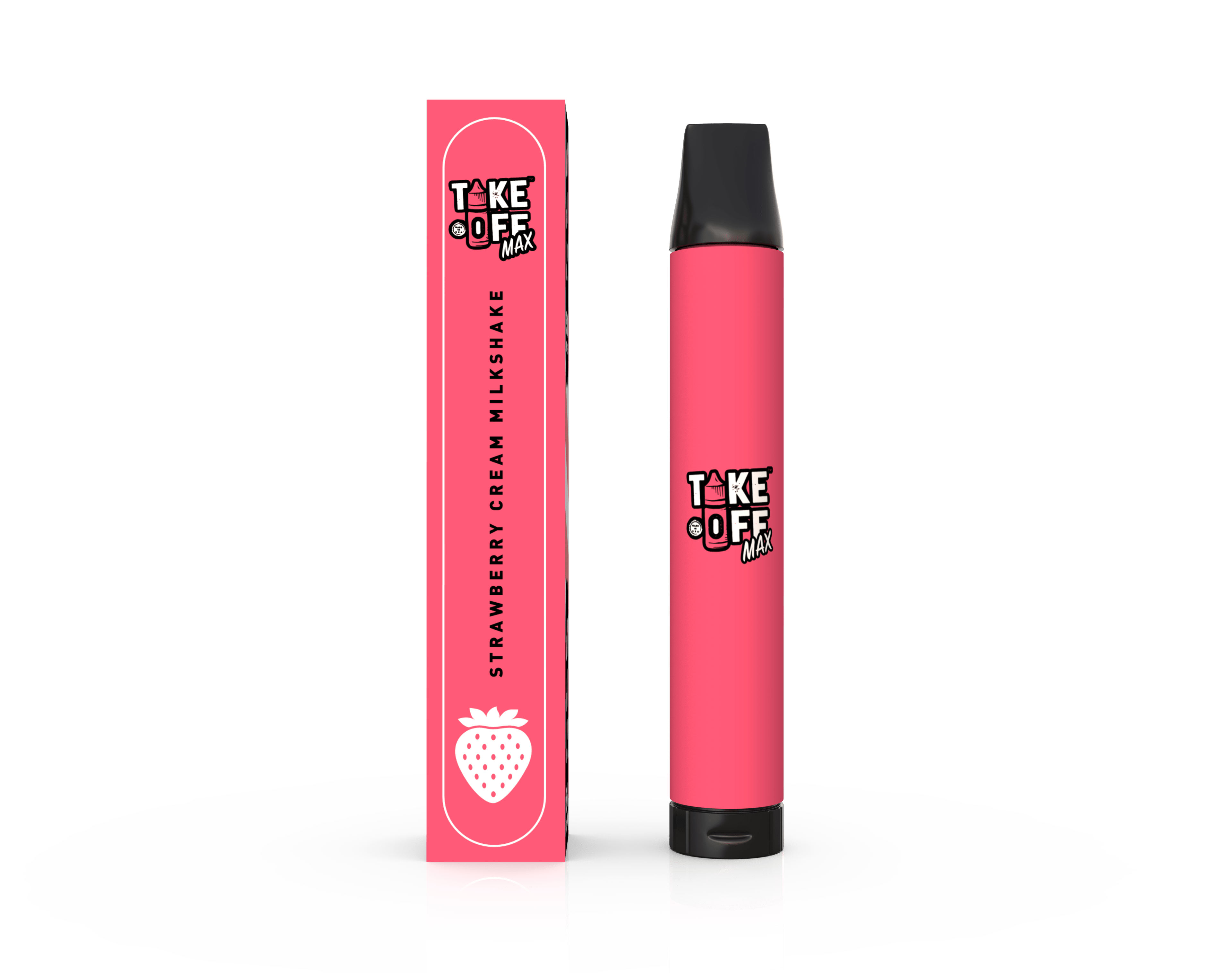 TAKE OFF Disposable Vape Strawberry Creme Milkshake Take Off Max Disposable Vape