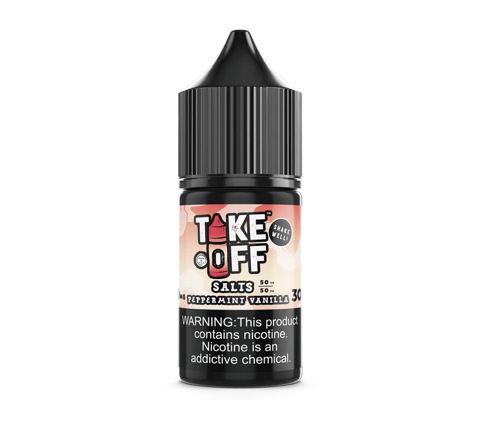 TAKE OFF Juice 30mg TAKE OFF Peppermint Vanilla 30ml Nic Salt Vape Juice