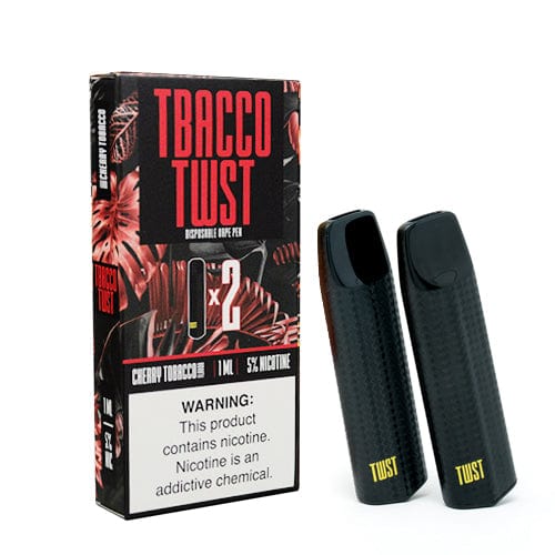 Twist E-Liquids Disposable Vape Cherry Tobacco Twist Tobacco Disposable Vape Twin Pack