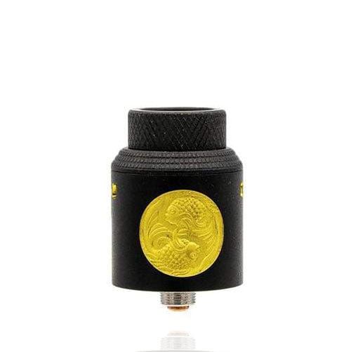 Vapeam RDA Black and Gold Vapeam Fat F$h 24mm RDA