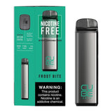 Vaportech Disposable Vape Frostbite Vaportech Cube Zero 0mg Disposable Vape (0%, 3000 Puffs)